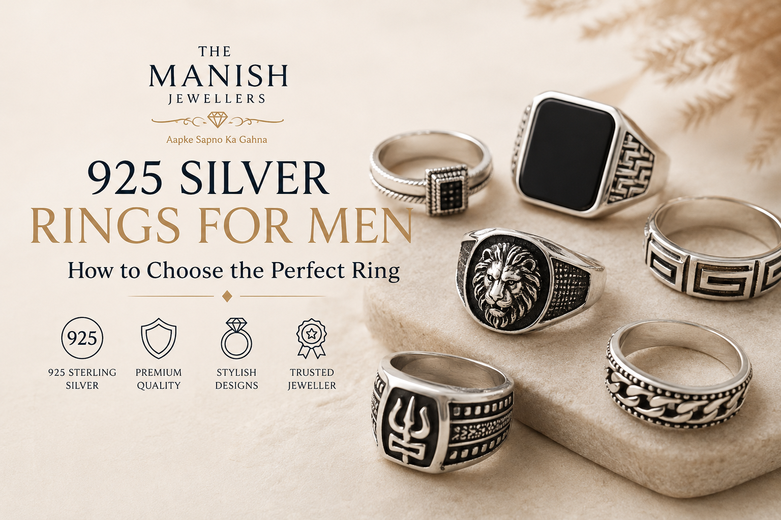 925 silver ring for men